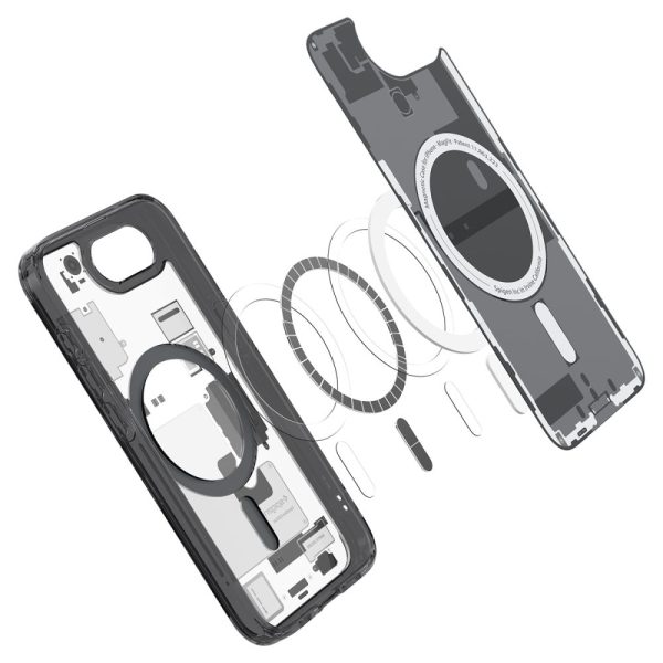 iPhone 16e Zero One Ultra Hybrid MagSafe vāciņš — melns