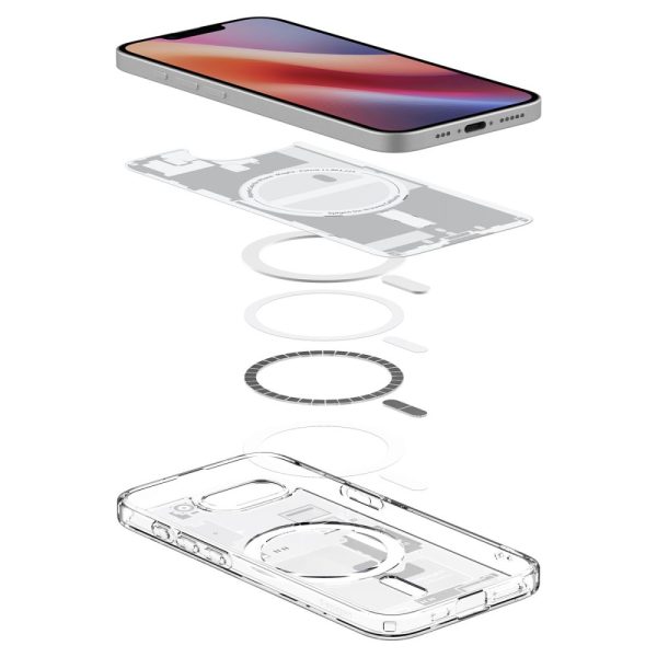 iPhone 16e Zero One Ultra Hybrid MagSafe vāciņš — balts
