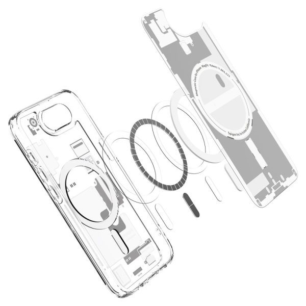 iPhone 16e Zero One Ultra Hybrid MagSafe vāciņš — balts