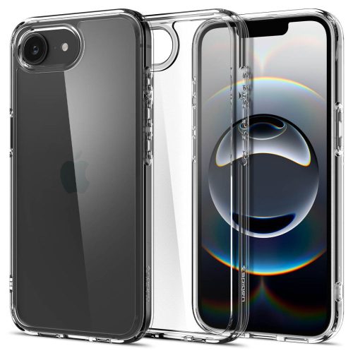 iPhone 16e Ultra Hybrid vāciņš — caurspīdīgs