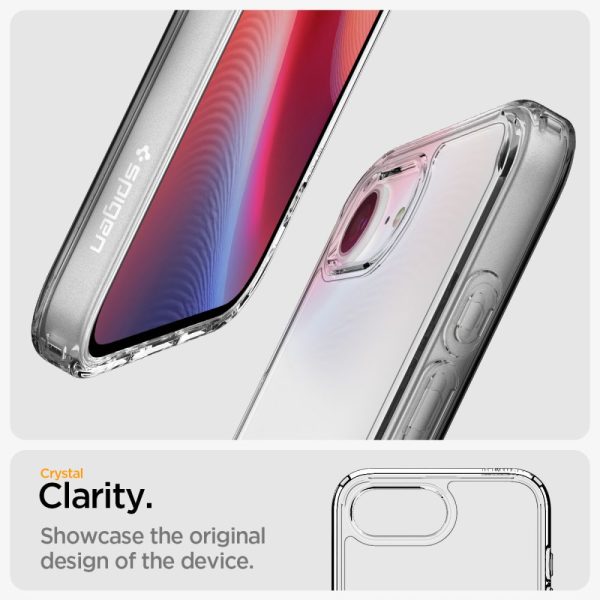 iPhone 16e Ultra Hybrid vāciņš — caurspīdīgs