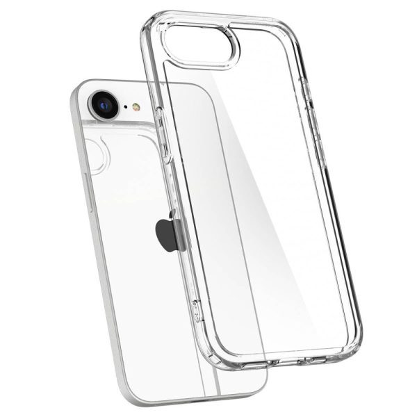 iPhone 16e Ultra Hybrid vāciņš — caurspīdīgs