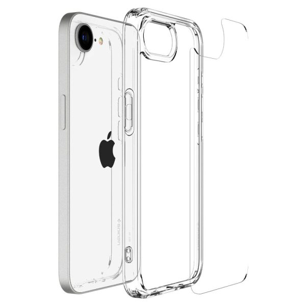 iPhone 16e Ultra Hybrid vāciņš — caurspīdīgs