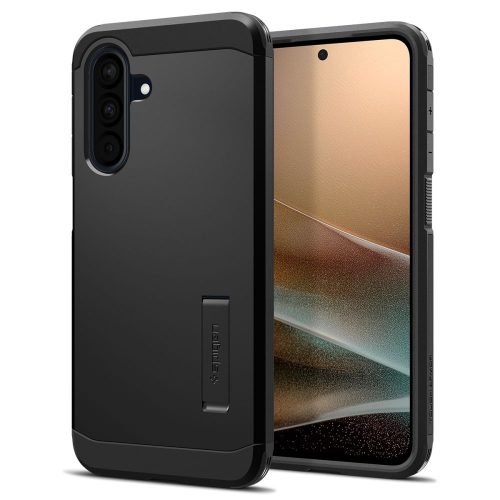 Samsung Galaxy A36 5G maciņš ar izturīgu bruņu statīvu - melns