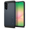 Samsung Galaxy A56 5G aizmugurējais maciņš ar izturīgu bruņu statīvu - pelēkmelns