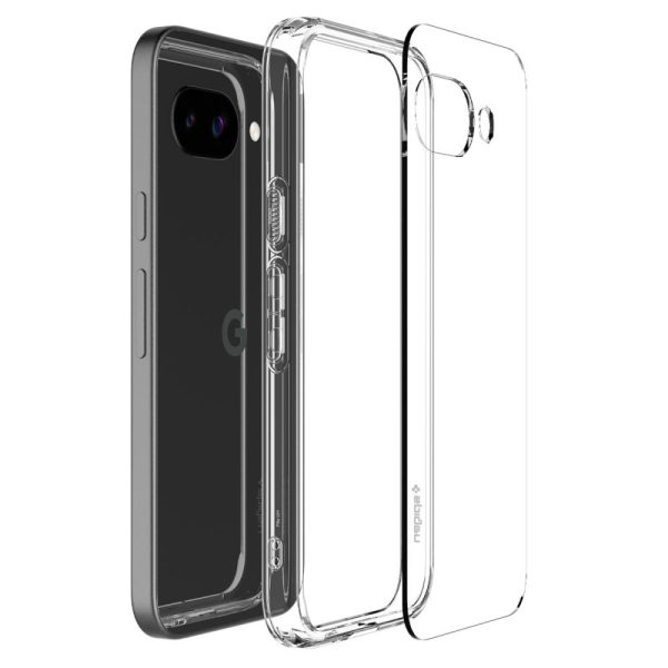 Google Pixel 9A Ultra Hybrid vāciņš - caurspīdīgs