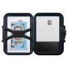 Lock Fit MagSafe viedtālruņa karšu maciņš - tumši zils