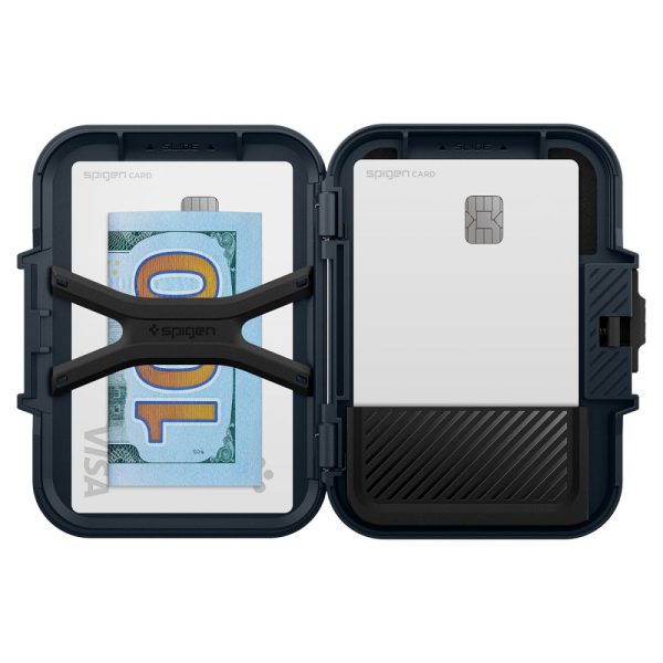 Lock Fit MagSafe viedtālruņa karšu maciņš - tumši zils