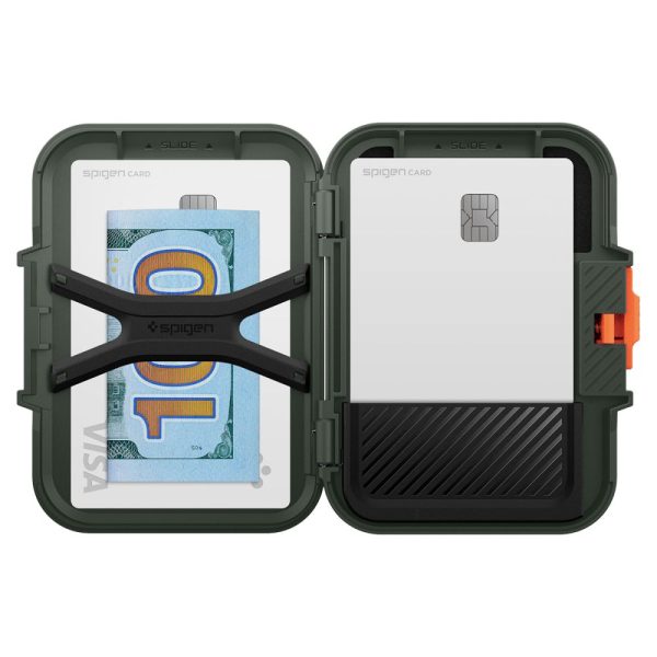 Lock Fit MagSafe viedtālruņa karšu maciņš — zaļš