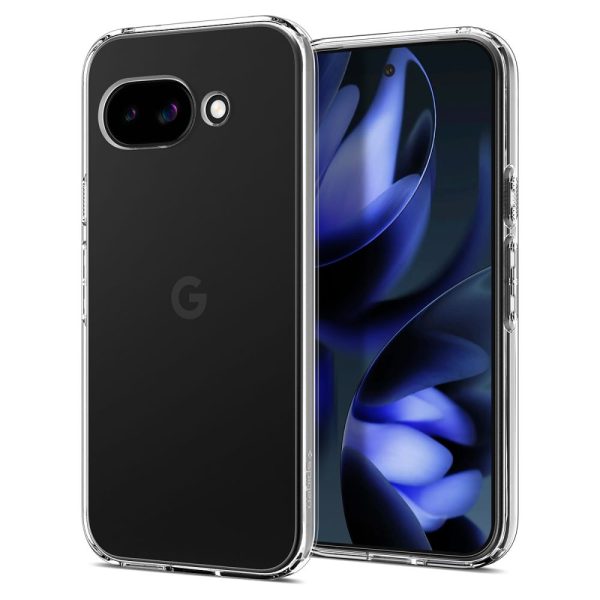 Google Pixrel 9A Crystal Flex vāciņš — caurspīdīgs