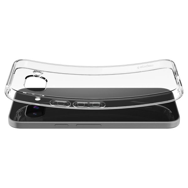Google Pixrel 9A Crystal Flex vāciņš — caurspīdīgs