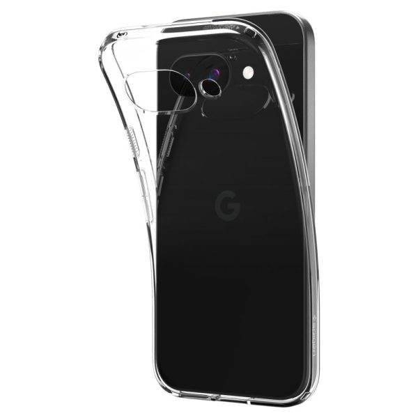 Google Pixrel 9A Crystal Flex vāciņš — caurspīdīgs