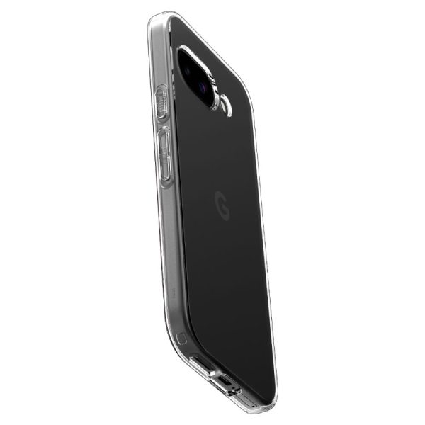 Google Pixrel 9A Crystal Flex vāciņš — caurspīdīgs