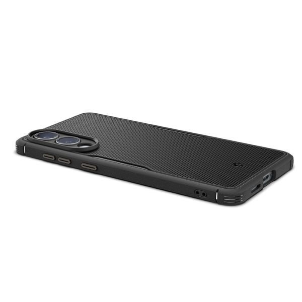 Samsung Galaxy S25 Edge Core Armor Mag ar MagSafe aizsargvāciņu - melns