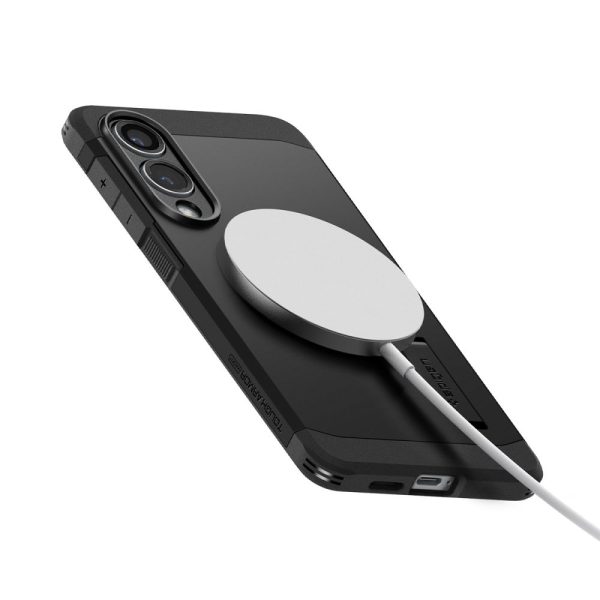 Samsung Galaxy S25 Edge Tough Armor MagSafe aizsargvāciņš - melns