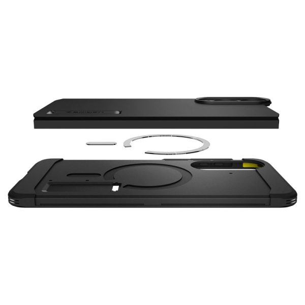 Samsung Galaxy S25 Edge Tough Armor MagSafe aizsargvāciņš - melns