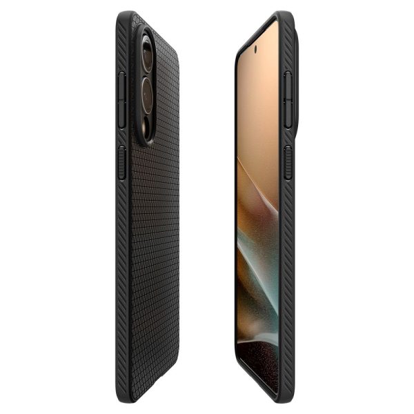 Samsung Galaxy S25 Edge Liquid Air aizsargvāciņš - melns