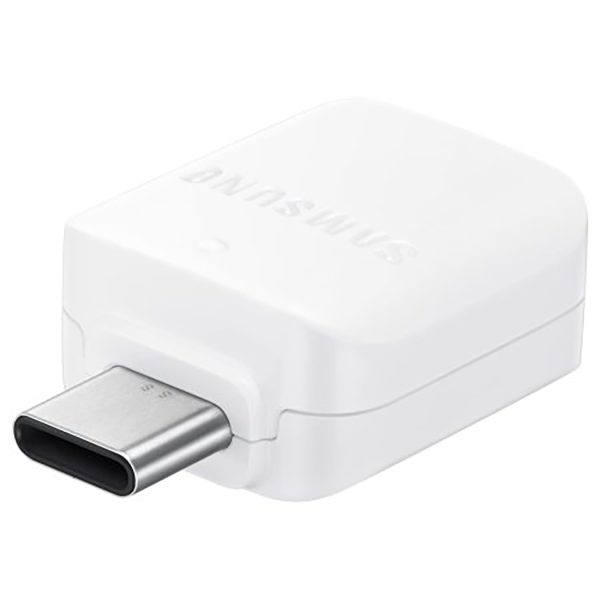 Samsung USB-A uz USB-C adapteris — balts