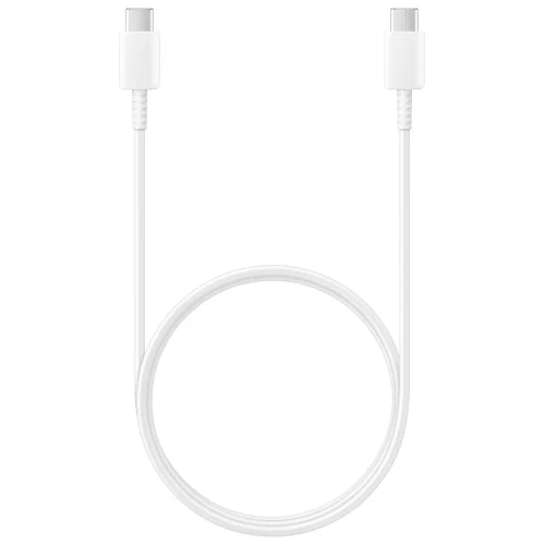 Samsung USB-C 3A 1m kabelis - balts