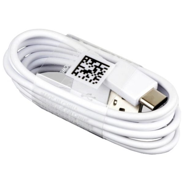 Samsung USB-A - USB-C 3A 1,2 m kabelis - balts