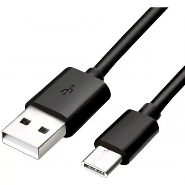 Samsung USB-A - USB-C 1,5 m kabelis - melns