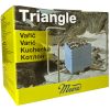 TRIANGLE gāzes kasetnes kempinga plīts, 3 degļi, 2,3 kW vieglāka