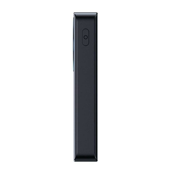 Powerbank ar lukturīti 30W 30000mAh + USB-A - USB-C kabelis 25cm melns