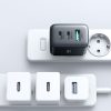 Ātrais lādētājs 2x USB-C / 1x USB-A 32W melns