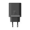 Ātrais lādētājs 2x USB-C / 1x USB-A 32W melns