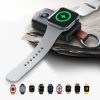Kabatas lādētājs-atslēgu piekariņš 2000mAh 3W Apple Watch, melns