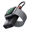 Kabatas lādētājs-atslēgu piekariņš 2000mAh 3W Apple Watch, melns