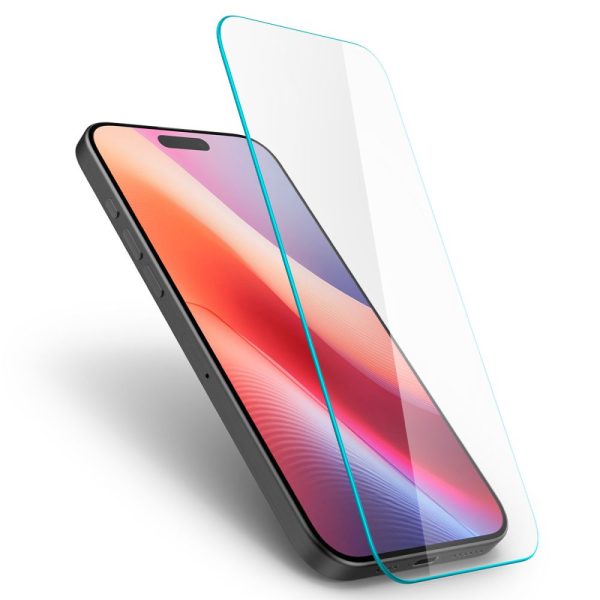 Rūdīta stikla ekrāna aizsargs iPhone 15/16 Glas.tR Slim