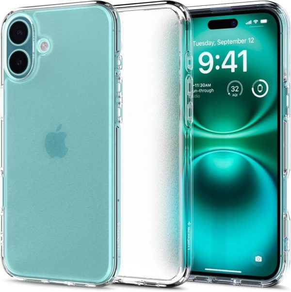 Aizsargvāciņš iPhone 16 Ultra Hybrid tālrunim - caurspīdīgs