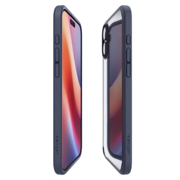 Aizsargvāciņš iPhone 16 Ultra Hybrid tālrunim - caurspīdīgs, zils