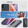 Aizsargvāciņš iPhone 16 Ultra Hybrid tālrunim - caurspīdīgs, zils