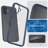 Aizsargvāciņš iPhone 16 Ultra Hybrid tālrunim - caurspīdīgs, zils