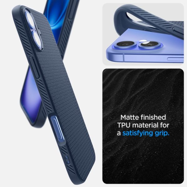 iPhone 16 Liquid Air vāciņš - zils