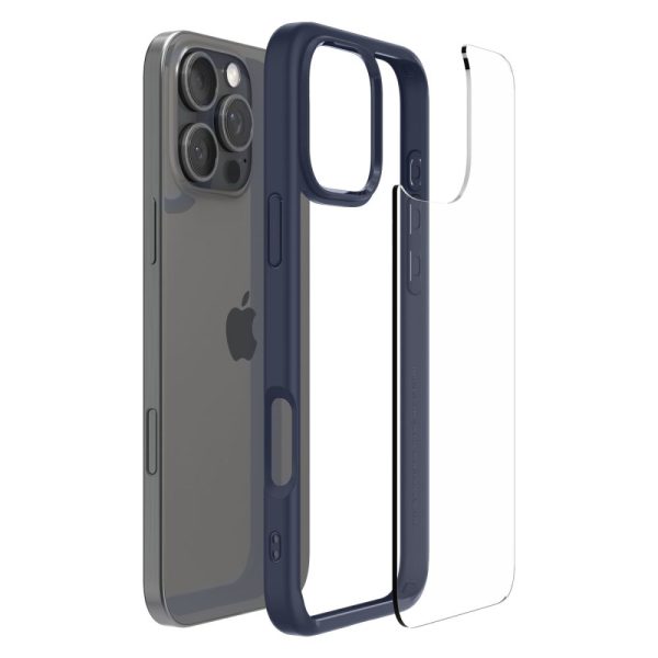 iPhone 16 Pro Ultra Hybrid aizmugurējais vāciņš - zils