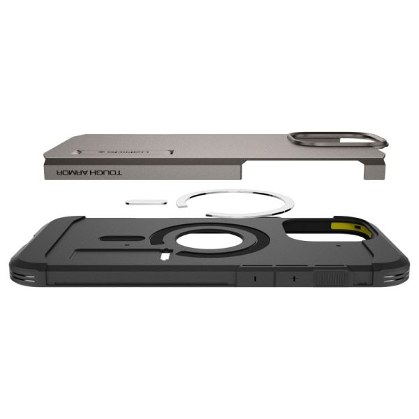 iPhone 16 Pro vāciņš ar izturīgu MagSafe pamatni — ierocis metālā