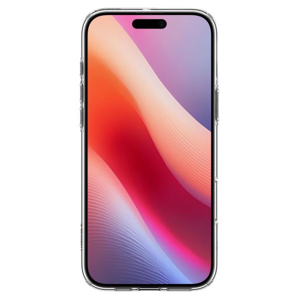 Šķidro kristālu vāciņš iPhone 16 Pro tālrunim - caurspīdīgs