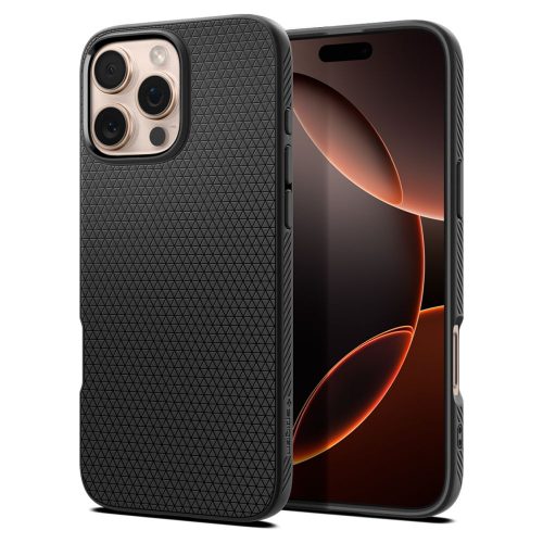 iPhone 16 Pro Liquid Air vāciņš - melns