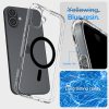 iPhone 16 Plus Ultra Hybrid Mag aizmugurējais vāciņš ar MagSafe tehnoloģiju — caurspīdīgs, melns