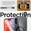 iPhone 16 Plus Ultra Hybrid Mag aizmugurējais vāciņš ar MagSafe tehnoloģiju — caurspīdīgs, melns