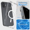 iPhone 16 Plus Ultra Hybrid Mag aizmugurējais vāciņš ar MagSafe tehnoloģiju — caurspīdīgi balts