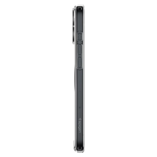 iPhone 16 Plus Ultra Hybrid Mag aizmugurējais vāciņš ar MagSafe tehnoloģiju — caurspīdīgi balts