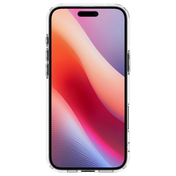iPhone 16 Plus Ultra Hybrid Mag aizmugurējais vāciņš ar MagSafe tehnoloģiju — caurspīdīgi balts
