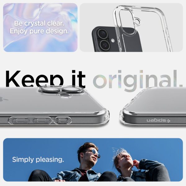 Aizsargvāciņš iPhone 16 Plus Ultra Hybrid - caurspīdīgs
