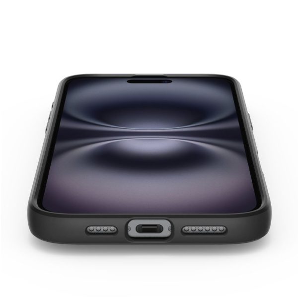 Aizsargvāciņš iPhone 16 Plus Liquid Air - melns