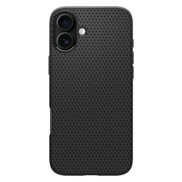 Aizsargvāciņš iPhone 16 Plus Liquid Air - melns
