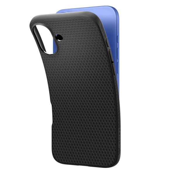 Aizsargvāciņš iPhone 16 Plus Liquid Air - melns